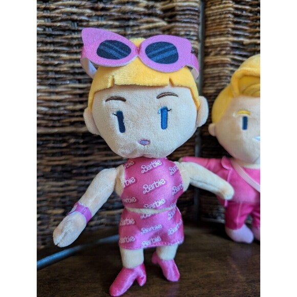 Stumble Guys Barbie Ken Plush Stuffed Toys Set Barbiecore Limited Edition Movie - Picture 2 of 9